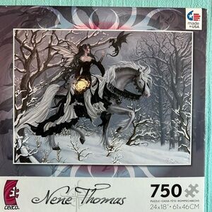 A Chance Encounter NENE THOMAS Fantasy Gothic Artist 750 Piece Jigsaw Puzzle Art